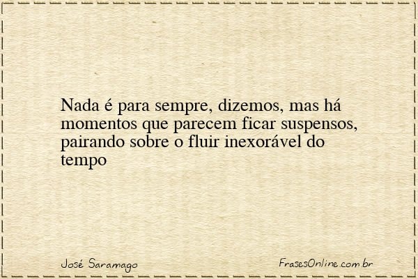 Frase de José Saramago