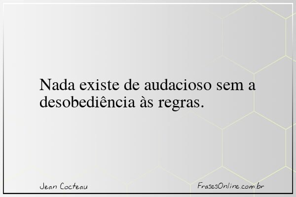Frase de Jean Cocteau