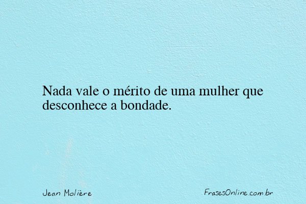 Frase de Jean Molière