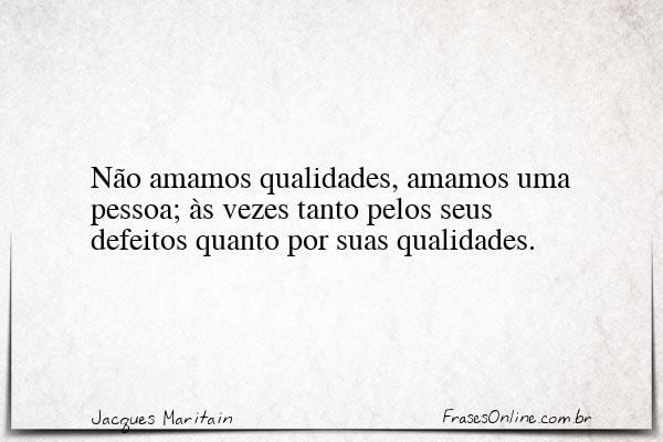 Frase de Jacques Maritain