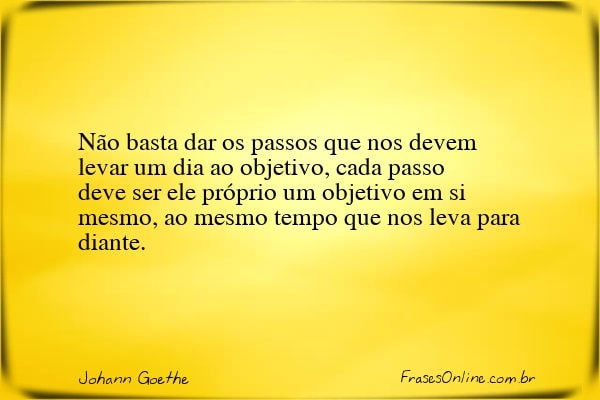 Frase de Johann Goethe