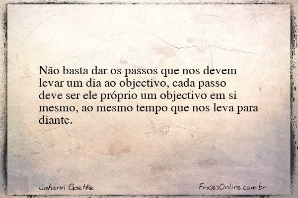 Frase de Johann Goethe