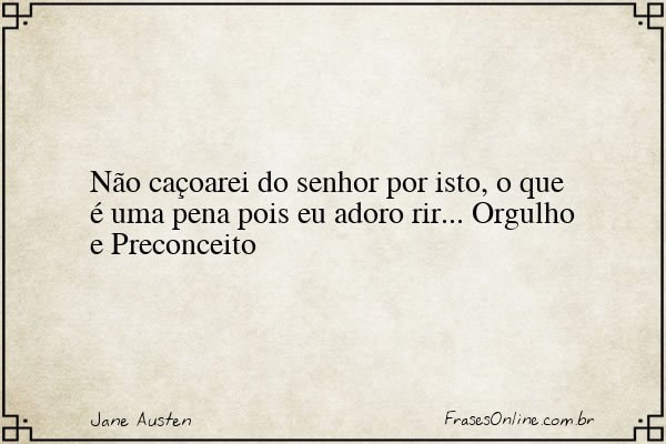 Frase de Jane Austen