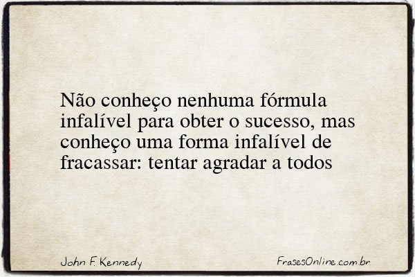 Frase de John F. Kennedy