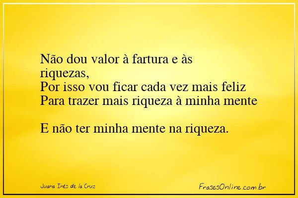 Frase de Juana Inés de la Cruz