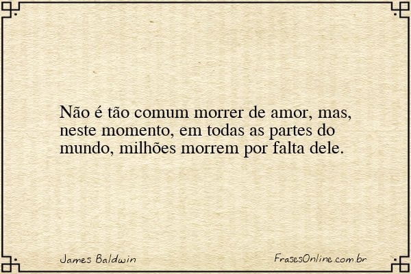 Frase de James Baldwin
