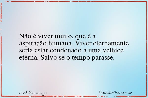 Frase de José Saramago