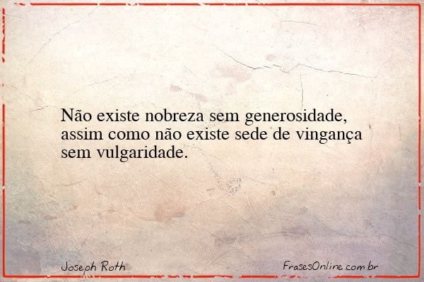Frase de Joseph Roth