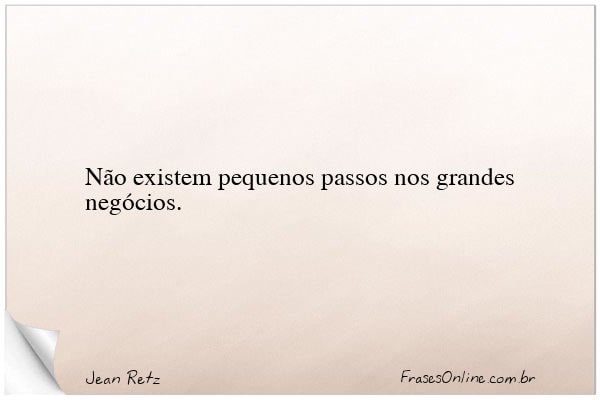 Frase de Jean Retz