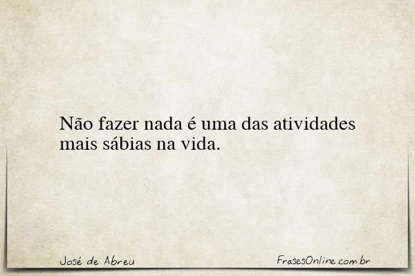 Frase de José de Abreu