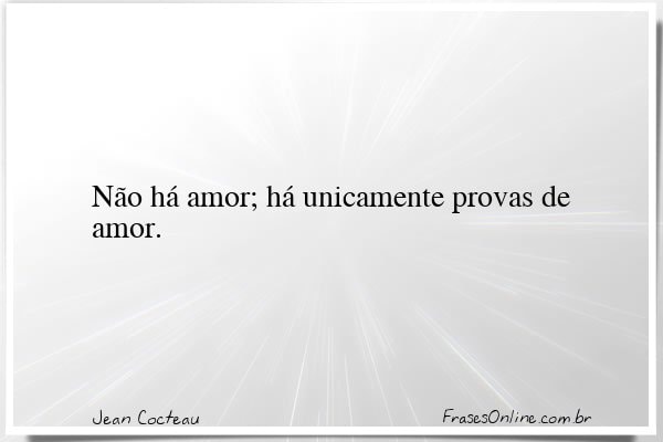 Frase de Jean Cocteau