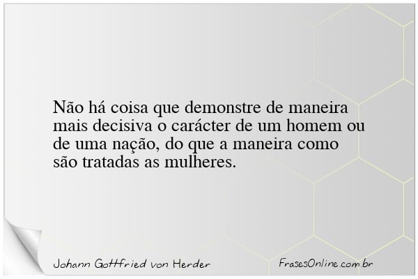 Frase de Johann Gottfried von Herder