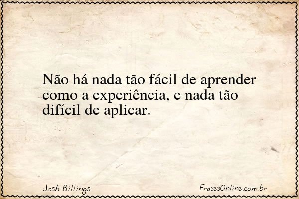 Frase de Josh Billings