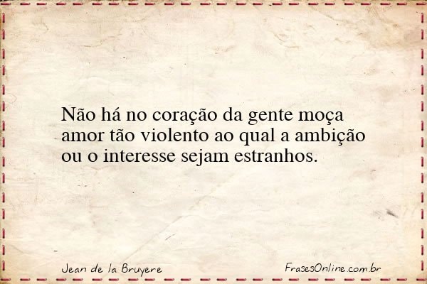 Frase de Jean de la Bruyere