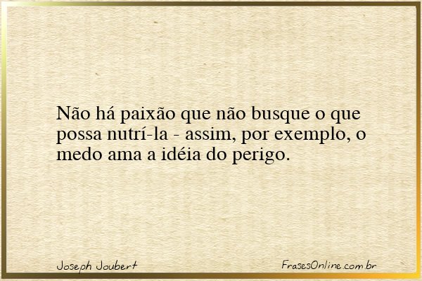 Frase de Joseph Joubert