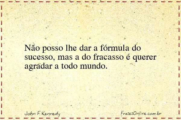 Frase de John F. Kennedy