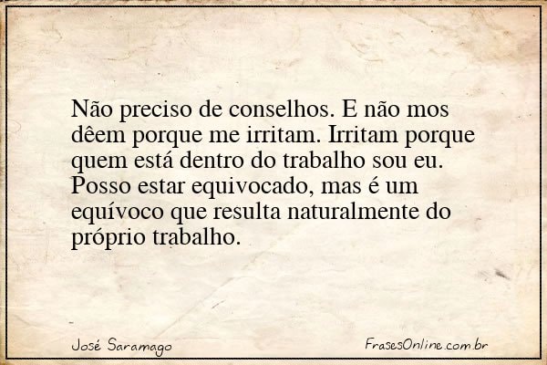 Frase de José Saramago