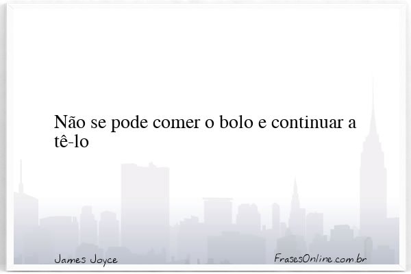 Frase de James Joyce