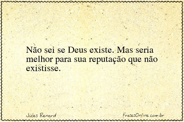 Frase de Jules Renard