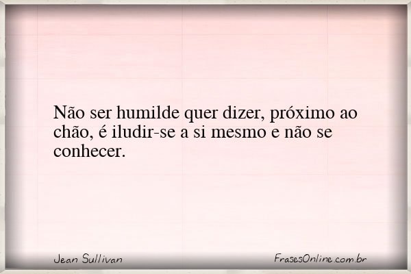 Frase de Jean Sullivan