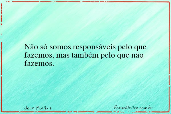 Frase de Jean Molière
