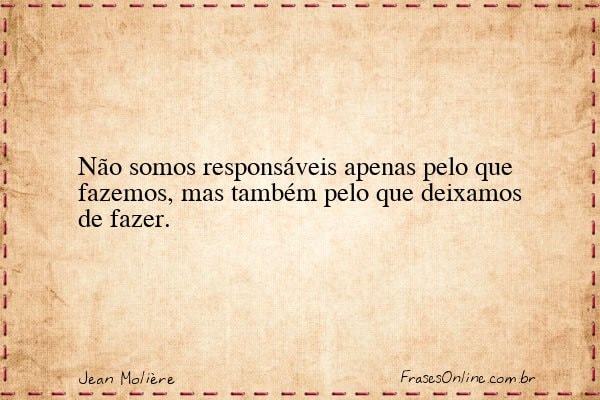 Frase de Jean Molière