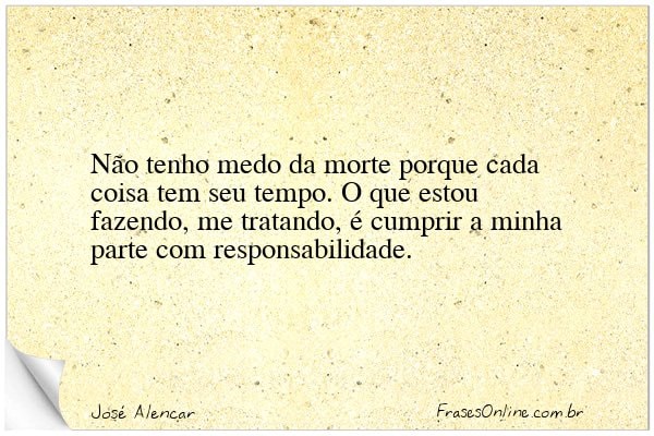 Frase de José Alencar