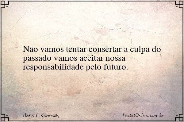 Frase de John F. Kennedy