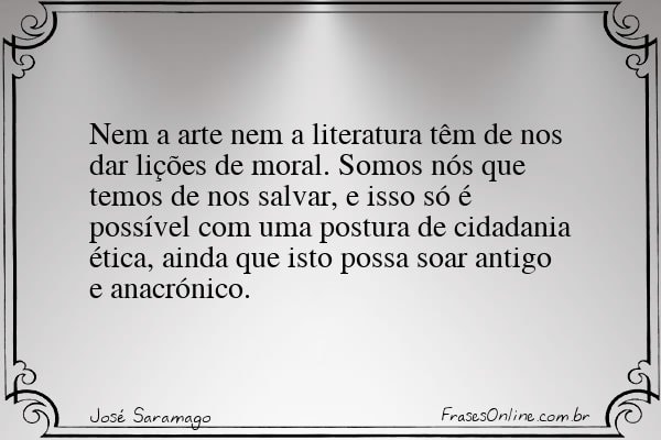 Frase de José Saramago