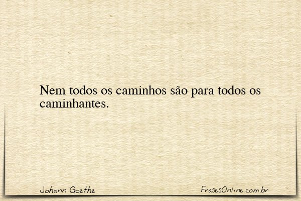 Frase de Johann Goethe