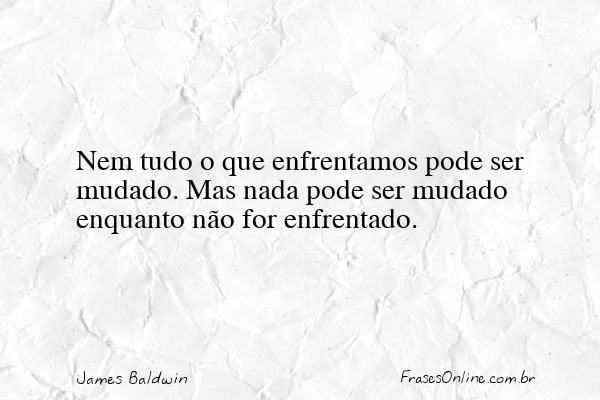 Frase de James Baldwin