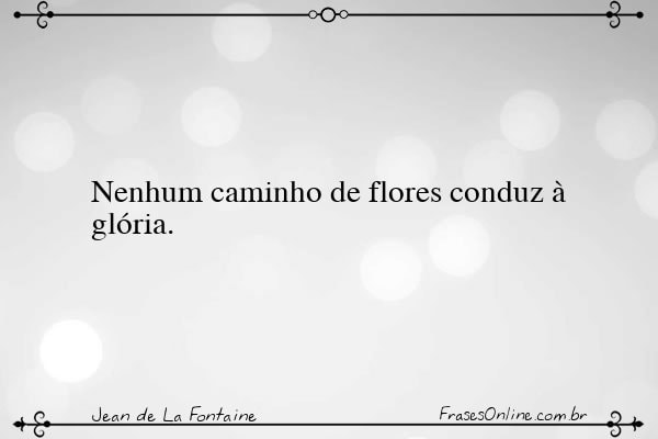 Frase de Jean de La Fontaine