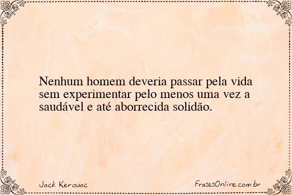 Frase de Jack Kerouac