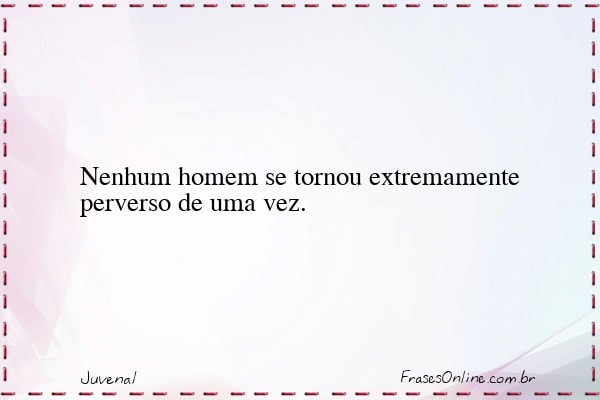 Frase de Juvenal