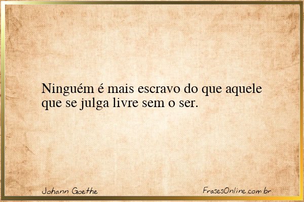 Frase de Johann Goethe