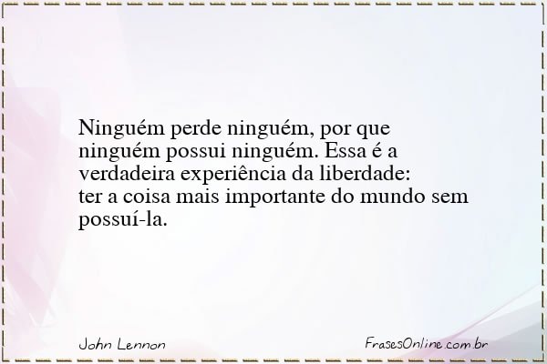 Frase de John Lennon