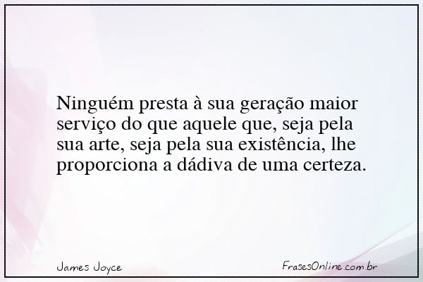 Frase de James Joyce