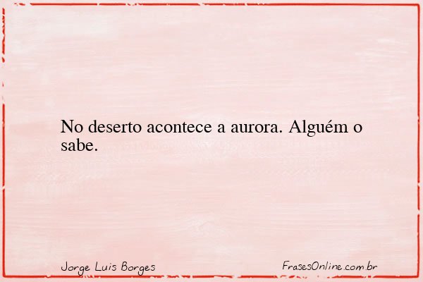 Frase de Jorge Luis Borges