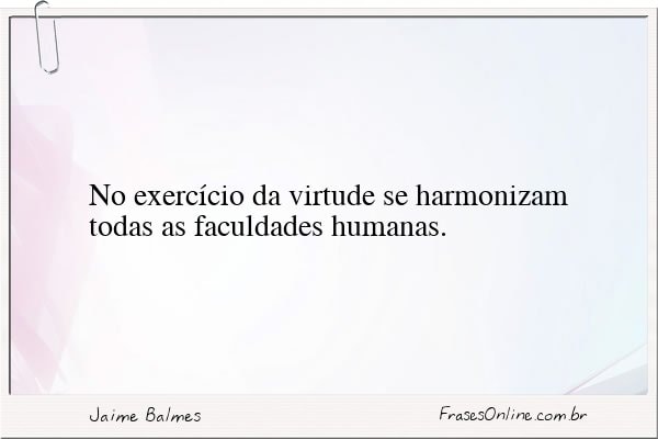 Frase de Jaime Balmes