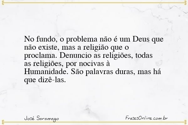 Frase de José Saramago