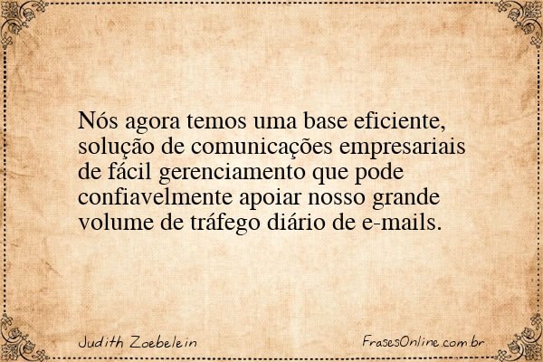 Frase de Judith Zoebelein