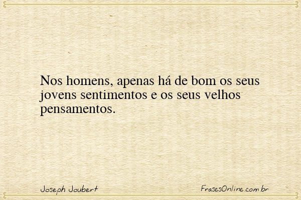 Frase de Joseph Joubert