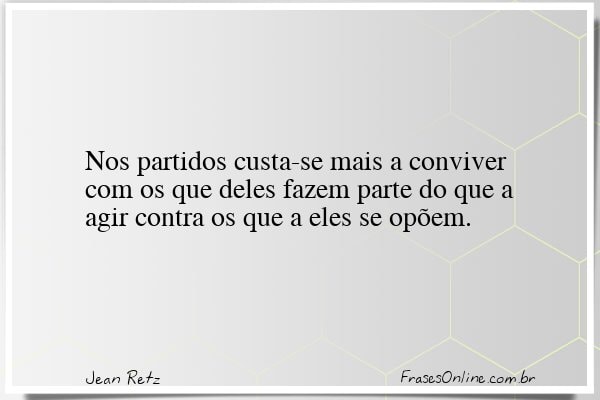Frase de Jean Retz