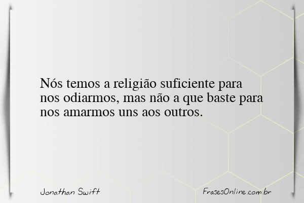 Frase de Jonathan Swift