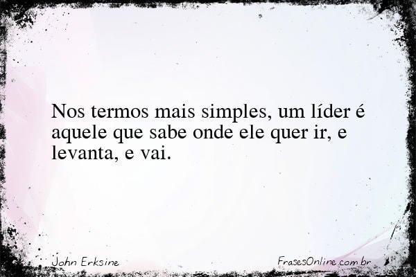 Frase de John Erksine
