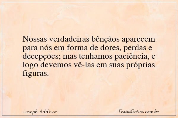 Frase de Joseph Addison