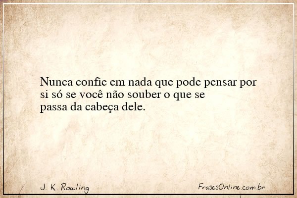 Frase de J. K. Rowling