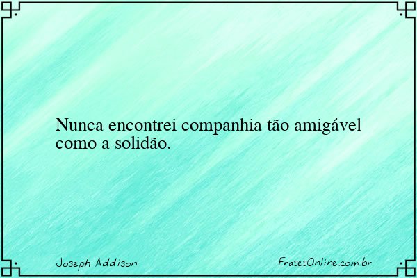 Frase de Joseph Addison