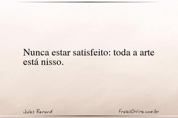 Frase de Jules Renard