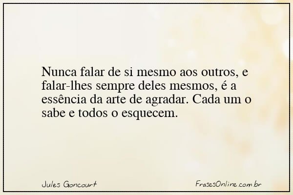 Frase de Jules Goncourt